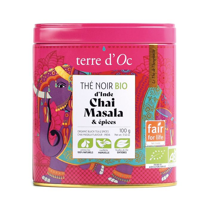 BOITE THE CHAI MASALA 100G FFL BIO 2024