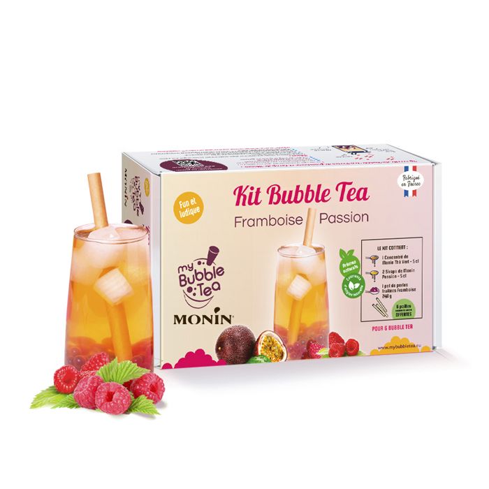 COFFRET BUBBLE TEA FRAMBOISE PASSION