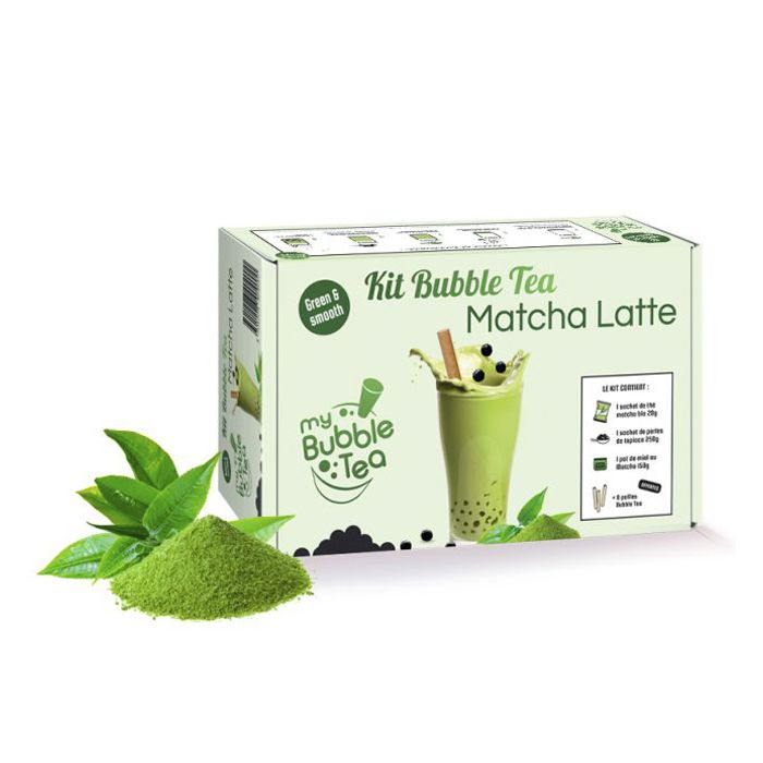 COFFRET BUBBLE TEA MATCHA