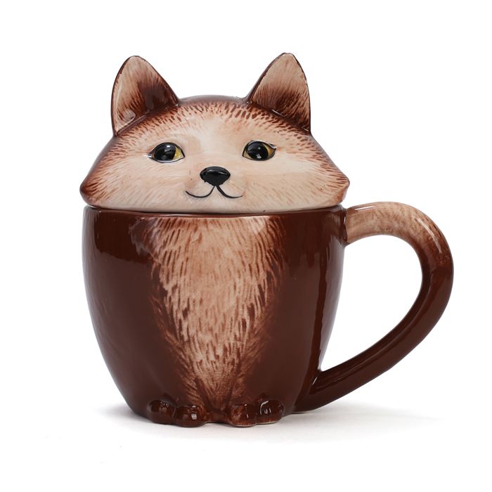 MUG COUVERCLE RENARD