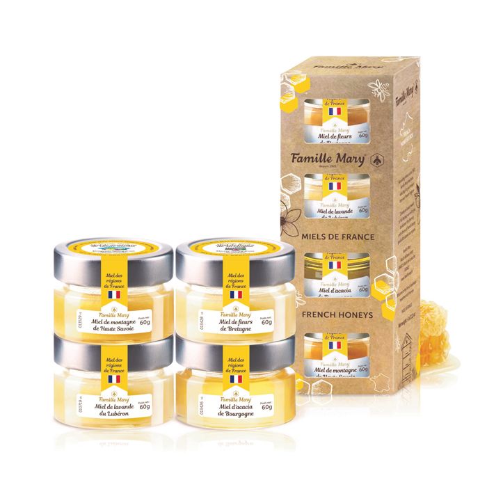 COFFRET MIEL FRANCAIS 4 X 60G 2025