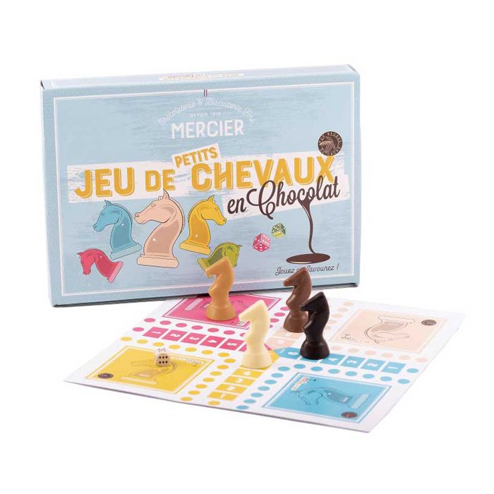 JEU DES PETITS CHEVAUX EN CHOCOLAT