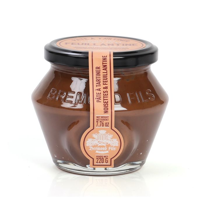 PATE TARTINER NOISETTE FEUILLANTINE 220G