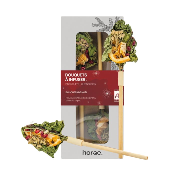 2 BOUQUETS A INFUSER SAPIN NOEL