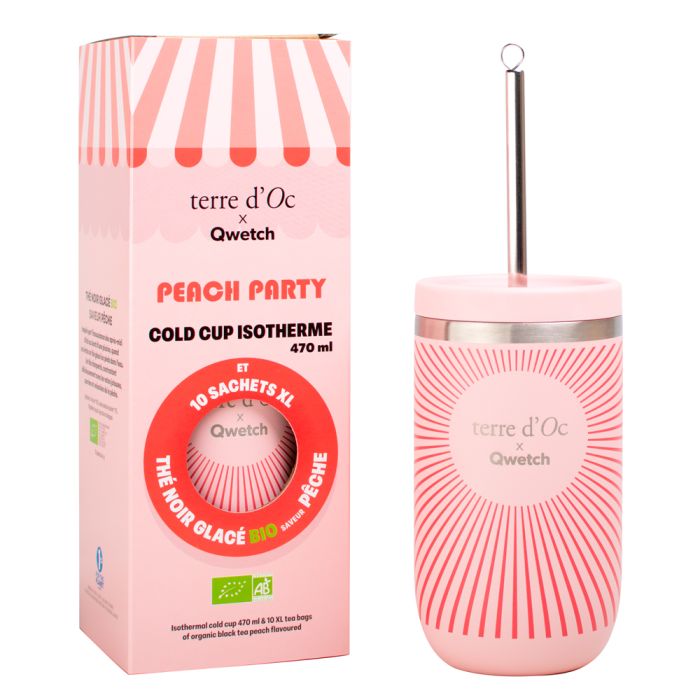 10 INFUSETTTES PECHE + CUP QWETCH 2026