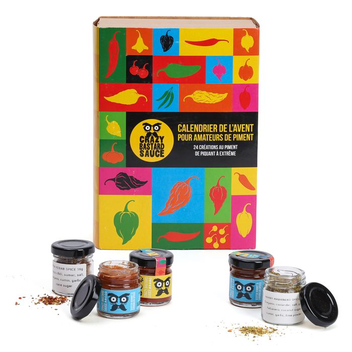 CALENDRIER DE L'AVENT SAUCES PIQUANTES