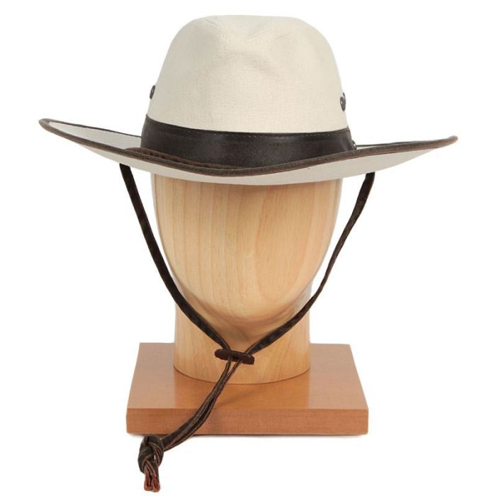 CHAPEAU PENSVILLE CANVAS ECRU L