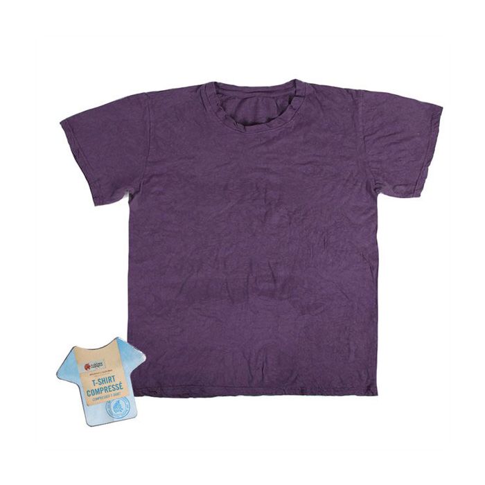 T-SHIRT COMPRESSE T.XL AUBERGINE