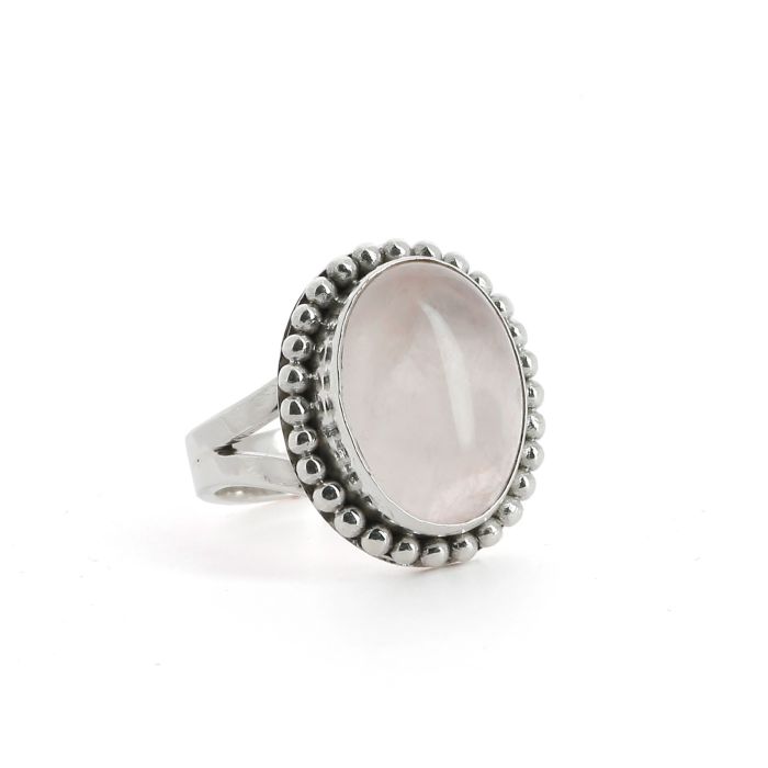 BAGUE QUARTZ ROSE T56