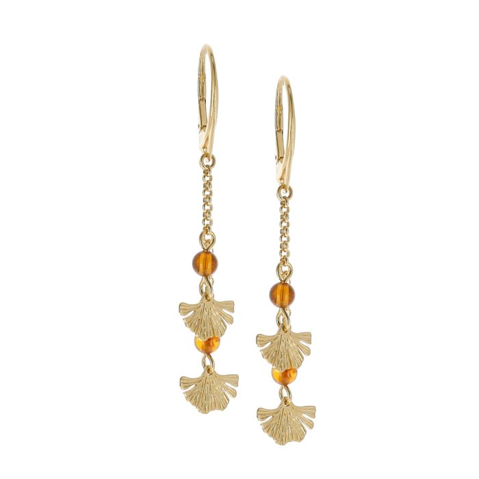 BO GINKGO AMBRE ARGENT DORE