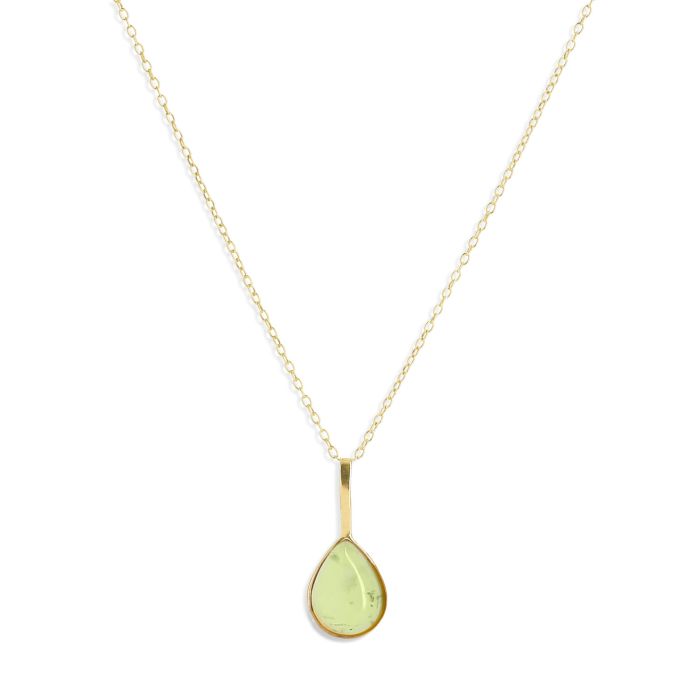 PENDENTIF AOUT PREHNITE