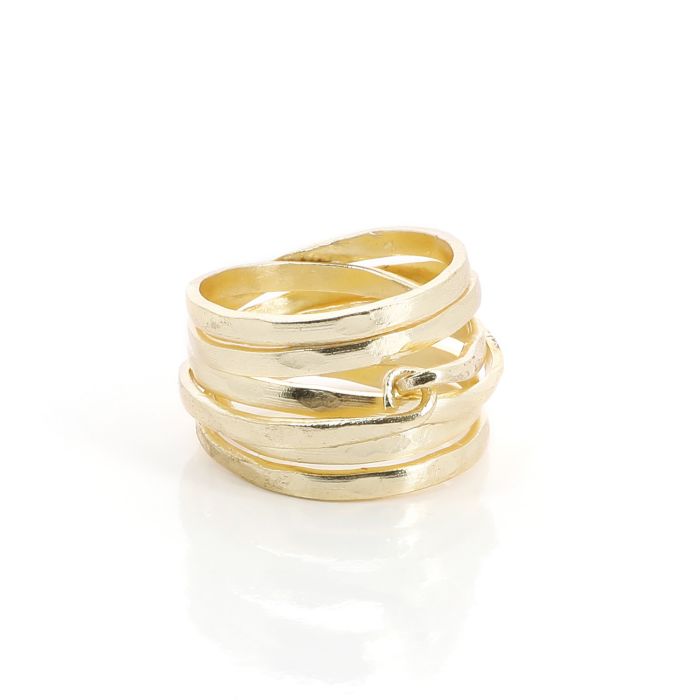 BAGUE ENTRELACEE T54