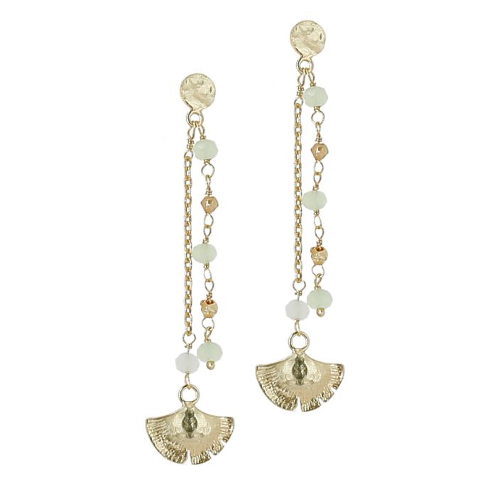 BO PERLES VERRE VERTES