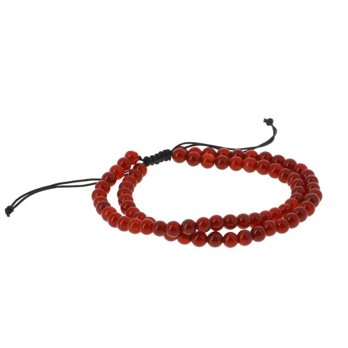 BRACELET FIN CORNALINE ROUGE