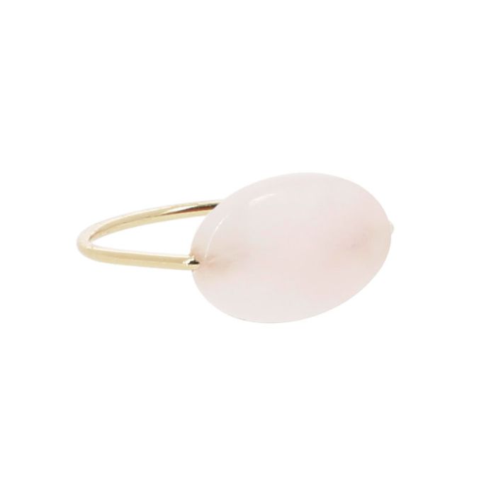 BAGUE QUARTZ ROSE T50