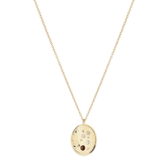 MEDAILLE CONSTELLATION GEMEAUX METAL DOR