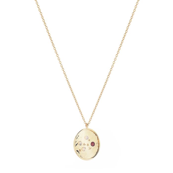 MEDAILLE CONSTELLATION VERSEAU METAL DOR