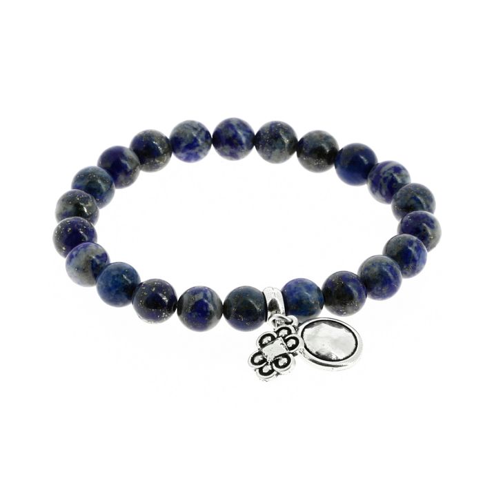 BRACELET EN LAPIS­LAZULI NATUREL