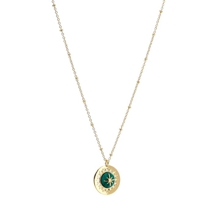 MALACHITE SUNDALA NECKLACE