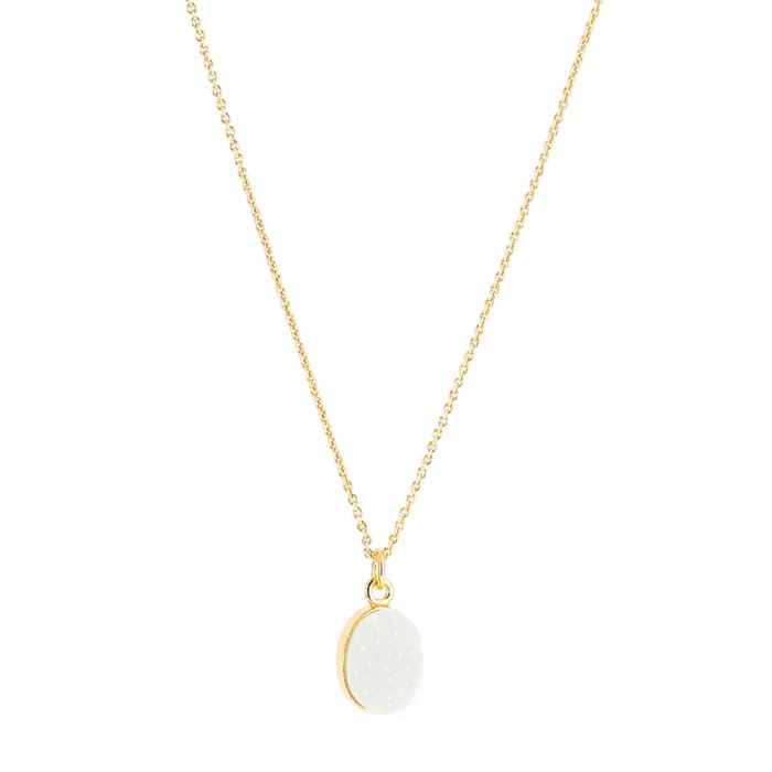 COLLIER QUARTZ BLANC DRUZY