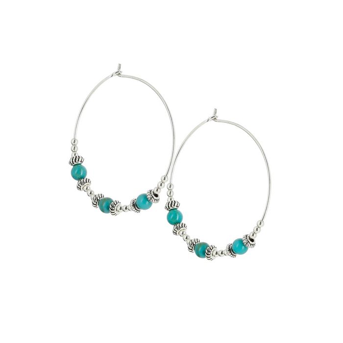 CREOLES ARGENT TURQUOISE NEVADA