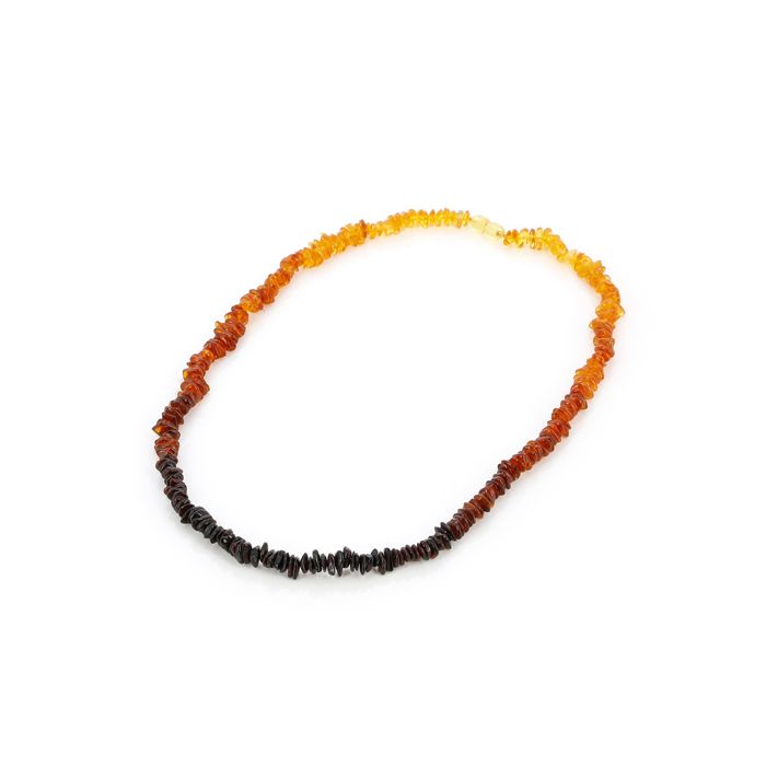 COLLIER AMBRE DEGRADE 60CM