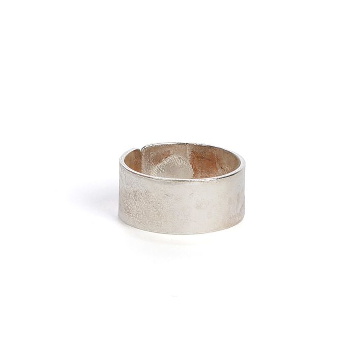 BAGUE CUIVRE ARGENTE REGLABLE GM