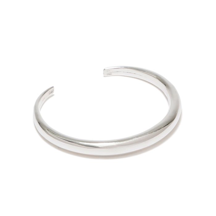 BRAC JONC LISSE ARGENT