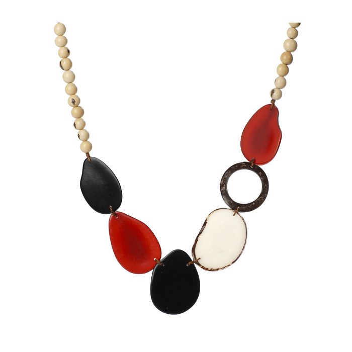 TAGUA COL IVOIRE VEGETAL MULTICOLORE