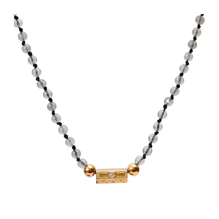 MALA COLL LABRADORITE TAVIZ INDE