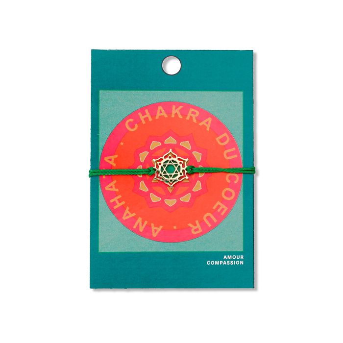 CHAKRA BRAC CORDON ANAHATA VERT