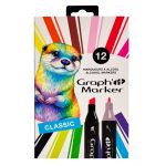 SET 12 MARQUEURS ALCOOL GRAPH IT