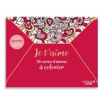 JE T AIME 20 CARTES AMOUR A COLORIER