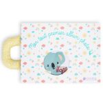 MON 1ER ALBUM PHOTO TISSU JAUNE