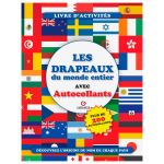 DRAPEAUX DU MONDE ENTIER AUTOCOLLANTS