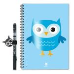 WhyNote Book Eco A5 - Cartoon Owl Blue