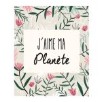 CARTE J&#039;AIME MA PLANETE
