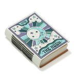 CARNET CUIR LUNE 13X9 CM