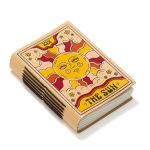 CARNET CUIR SOLEIL 13X9 CM