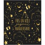 CARTE FAIS UN VOEUX JOY AN 2024 10X12CM
