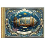 CAHIER ILLUSTRE JULES VERNE 21X15 CM