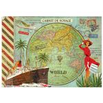 CAHIER ILLUSTRE MONDE 21X15 CM