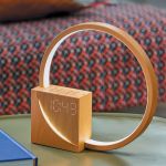 LAMPE BOIS REVEIL BRUITS BLANCS
