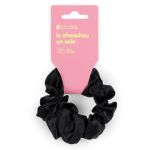CHOUCHOU SOIE 19MM NOIR