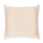 TAIE OREILLER SOIE 19MM 65x65 CHAMPAGNE