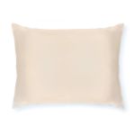 TAIE OREILLER SOIE 19MM 50x70 CHAMPAGNE