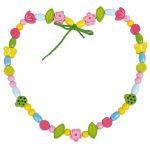 Boîte de perles colorées