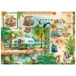 COFFRET ROND PUZZLE ESCAPADES