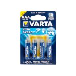 PILES LR03 X4-AAA HIGHENERGY VARTA