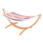 ENSEMBLE HAMAC BOIS RAYURES